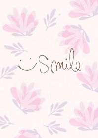 Simple pink flower - smile30-
