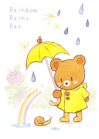 Rainbow rainy day