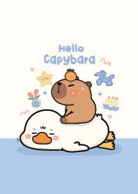 คาปิบาร่า & ห่านน่ารัก :D