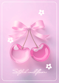 pink Stylish little flowers 03_2