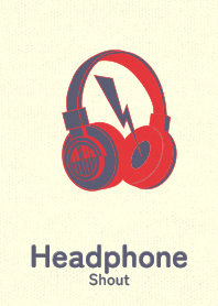 Headphone_shout Signal red