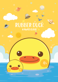 เป็ดยาง ทะเล สีเนย