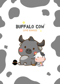 Buffalo&Cow Love Pattern Cutie