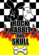 Rock rabbit and skull / street fire