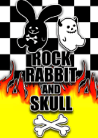 Rock rabbit and skull / street fire