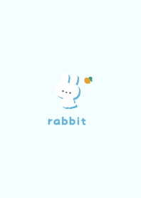 Rabbits5 Lemon - Blue