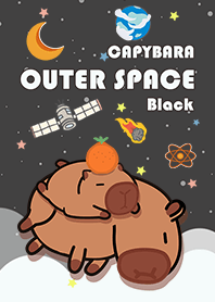 Capybara/lazy/starry sky/black