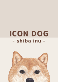 ICON DOG - shiba inu - BROWN/04