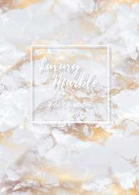 Gold x Marble - White.