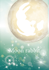 ミントグリーン : 運気上昇の月と兎