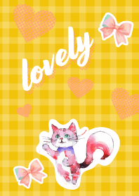 Naughty cats3 on yellow