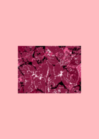 Pink leaf art