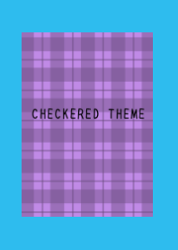 DUSTY PURPLE CHECKERED THEME/BLUE/GREEN