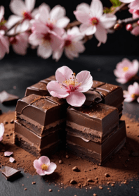 Cherry Blossom Chocolate-I LOVE CAKEj