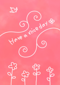 Mood feeling with pink color