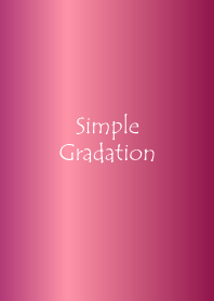 Simple Gradation -GlossyPink 40-