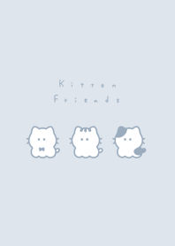 แมวน้อย. pale blue gray.