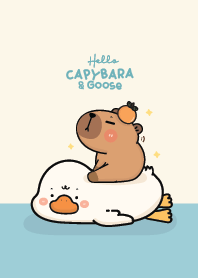 ฮัลโหล คาปิบาร่าน่ารัก : สีฟ้า :)