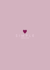 DUSKY-PINK SIMPLE HEART 16