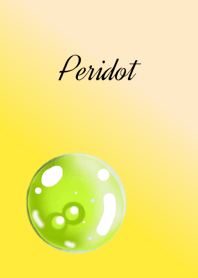 August birthstone.Peridot & Crystal.y