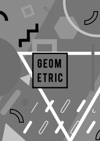 Geometric Rich Flat Empress Grey