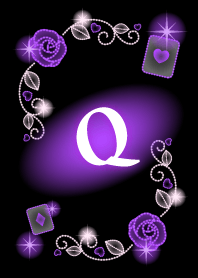 Q-Initial-Purple Rose Illumination