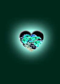 Light Blue Heart to be happy