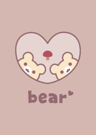 Bear Mushroom - Dullness Pink