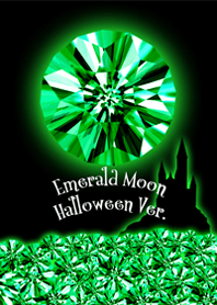 Halloween moon"EMERALD"