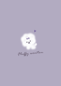 Fluffy dog Purple16_1