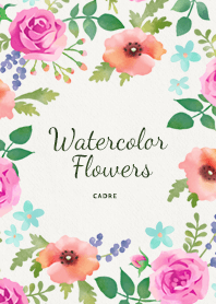 Watercolor Flowers（再販）