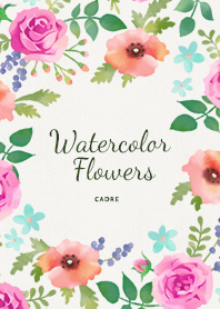 Watercolor Flowers  (Reissue)