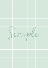 dull simple check green