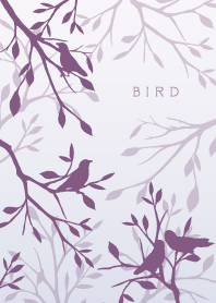 Small bird - PURPLE -