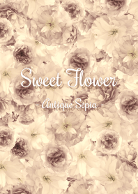 Sweet Flower - Antique Sepia -