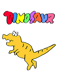 Small dinosaur toys 06 white.
