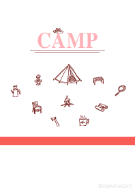 CAMP white red
