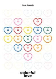 TM X DOODLE COLORFUL LOVE
