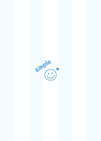 Smile Heart =Blue= Stripe