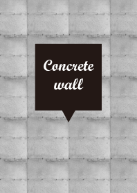 Industrial style concrete wall