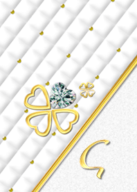 Initial"G" 4月の誕生石ダイヤモンドと共に