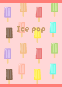 Ice pop01 on red