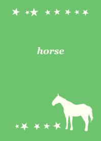 Lucky horse -green-