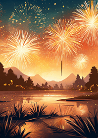 Beautiful Fireworks Theme#58