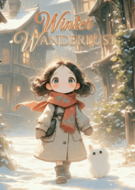 女の子と猫の冬 V.7