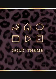 GOLD x PANTHER PATTERN  - 01 F-09