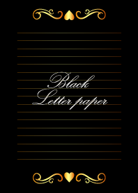 Black Letter paper *GLOSSYORANGE*