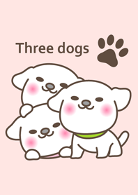 Three dogs.