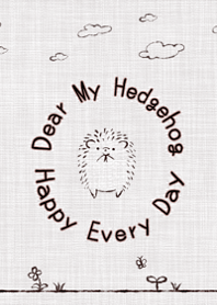 Dear My Hedgehog <Fabric>