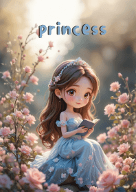 Blue Love Cute Little princess